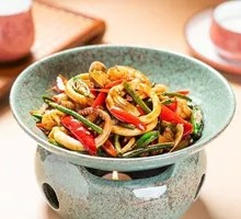 Stir-Fried Seafood with Holy Basil