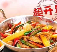 Lychee Mango Stir-Fried Pork Neck