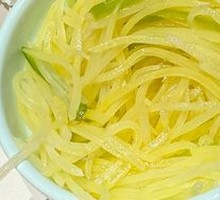 Freshly Sliced Potato Strips