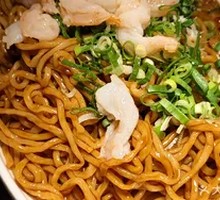 Fresh Shrimp and Scallion Oil Noodles