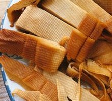 Chicken and Tofu Rolls in Chicken Broth