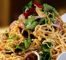 Dried Tofu Shreds with Small Green Onions