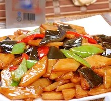 Kelp Root and Potato Slices