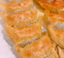 Bamboo Shoot Egg Shrimp Pan-Fried Dumplings