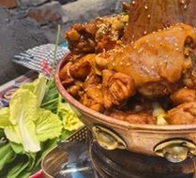 Pig Trotter Hot Pot Chicken