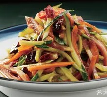 Crispy Pig Ear with Cucumber Shreds