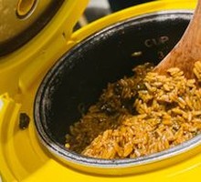 Green Bean and Pork Rice Soup