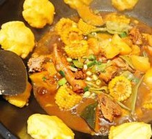 Pork Rib and Chicken Foot Stew