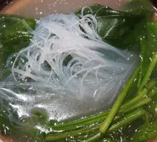 Spinach and Vermicelli Hot Pot