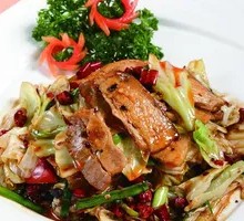 Sautéed Pork with Bok Choy