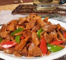 Bell Pepper Beef Heart Stir-fry