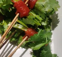 Beef Rolls with Cilantro