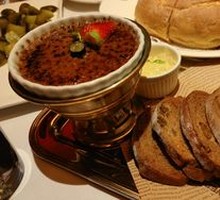 Black Truffle Caramelized Foie Gras with Lemon Gelée