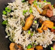 Black Truffle Mushroom Foie Gras Fried Rice