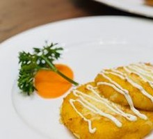 Russian Sour Cheese Potato Pancake