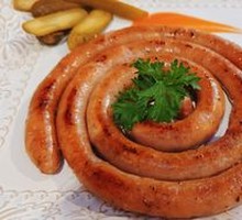 Russian Pan-Fried Intestine with Pickled Cucumbers