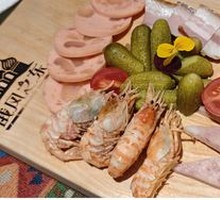 Russian Cold Cut Sausage with Sour Cucumbers