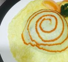 Beef Rice with Egg Wrap