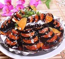 Sautéed Eggplant with Pork Filling