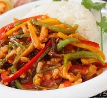 Fish-Flavored Shredded Pork Rice Bowl