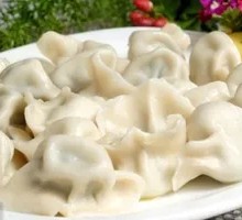 Chinese cabbage and pork dumplings