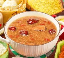 小米红糖枣粥