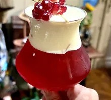 Pomegranate Milk Foam