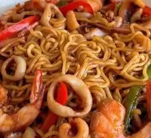 Seafood Noodles Stew