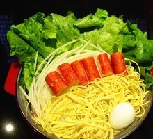 Crab Stick Noodle Soup