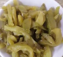 Pickled Mustard Greens Strips