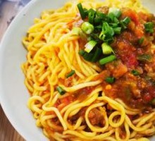 Crunchy Beef Mashed Potato Noodles