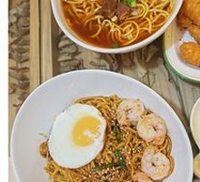 Scallion Oil Shrimp Noodles