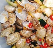 Cold-Mixed Flower Clams