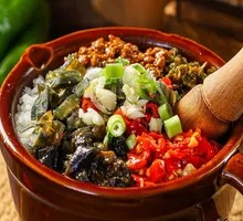 Sautéed Pepper Eggplant Rice