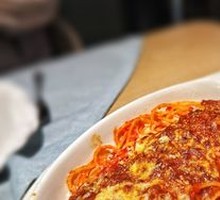 Meat Sauce Baked Spaghetti