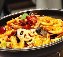 Spicy Hot Pot with Rice