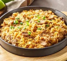 Stone Plate Pan-Fried Sauerkraut