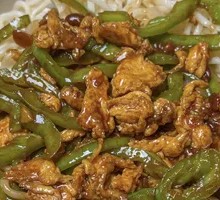 Green Pepper and Pork Noodles