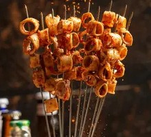 Grilled Lamb Heart Tubes