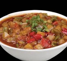Eggplant Meat Sauce Noodles