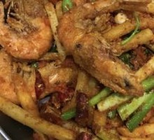 Spicy Potato Stick Shrimp