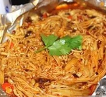 Aluminum Foil Golden Needle Mushroom