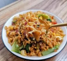 Preserved Vegetable and Egg Fried Rice