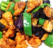 Braised Pork and Eggplant