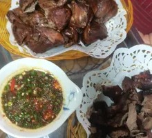 Charred Shredded Pig Heart