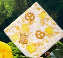 Mango and Peach Stir-Fried Yogurt