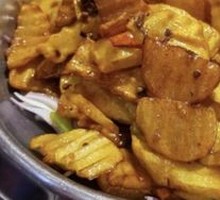 Spicy Potatoes in Dry Pot