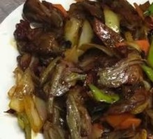 Bell Pepper Beef Heart Stir-fry