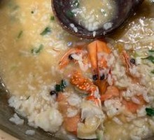 Golden Shrimp and Crab Rice Porridge