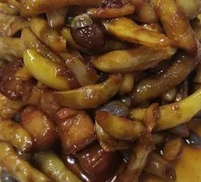 Braised Pork with Golden Vermicelli